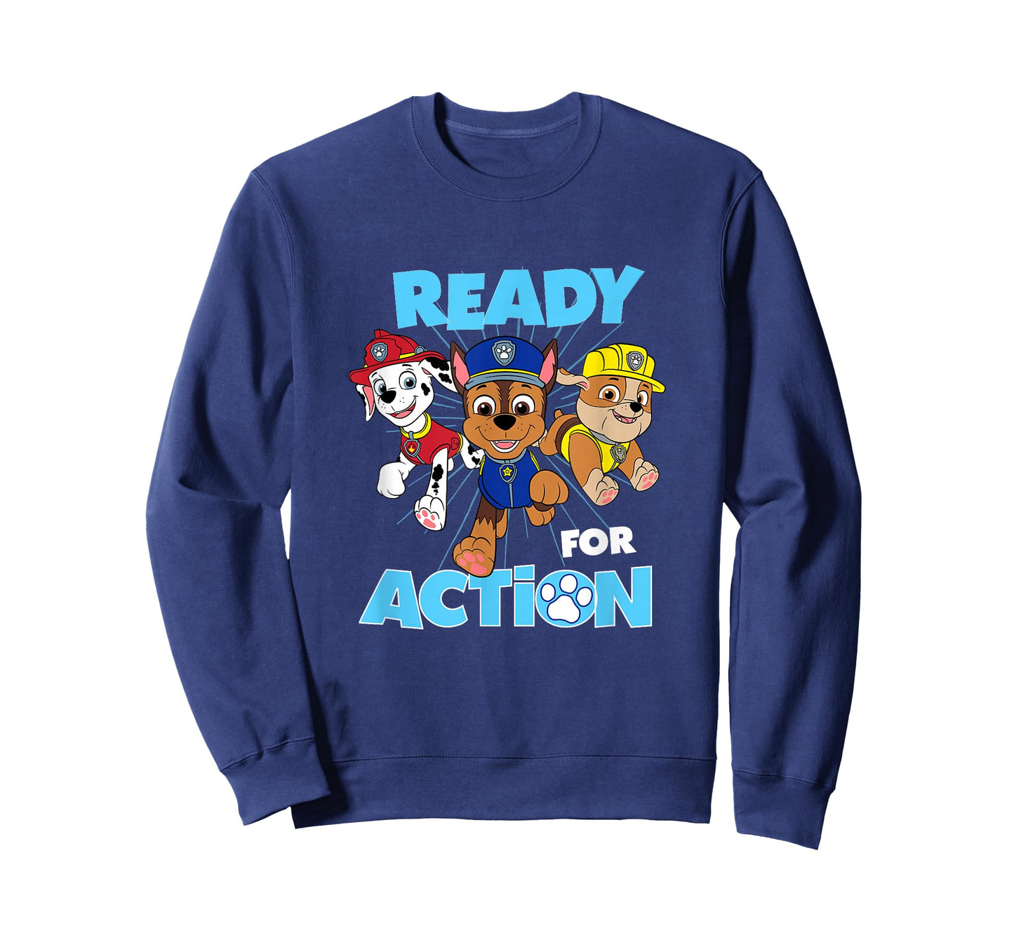 Paw Patrol Ready For Action Pup Squad Burst T-Shirt