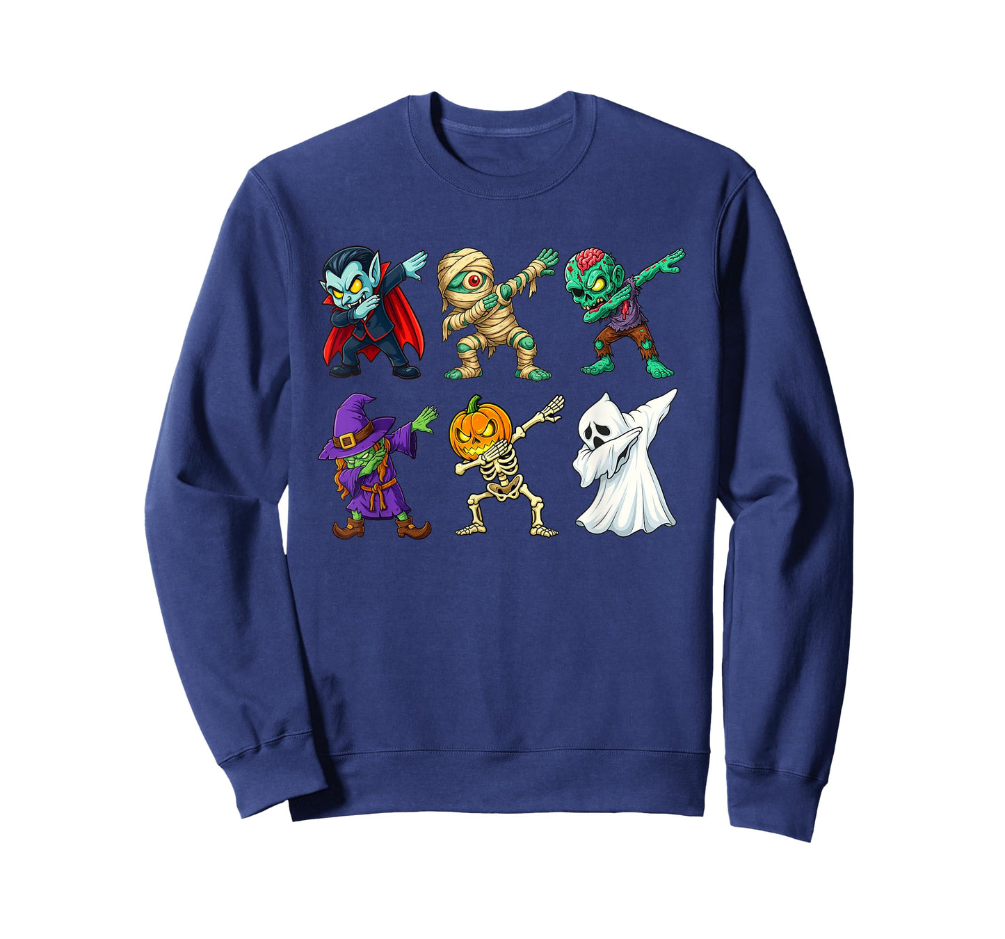 Halloween Zombie Mummy Vampire Dabbing Spooky Skeleton Dabs T-Shirt