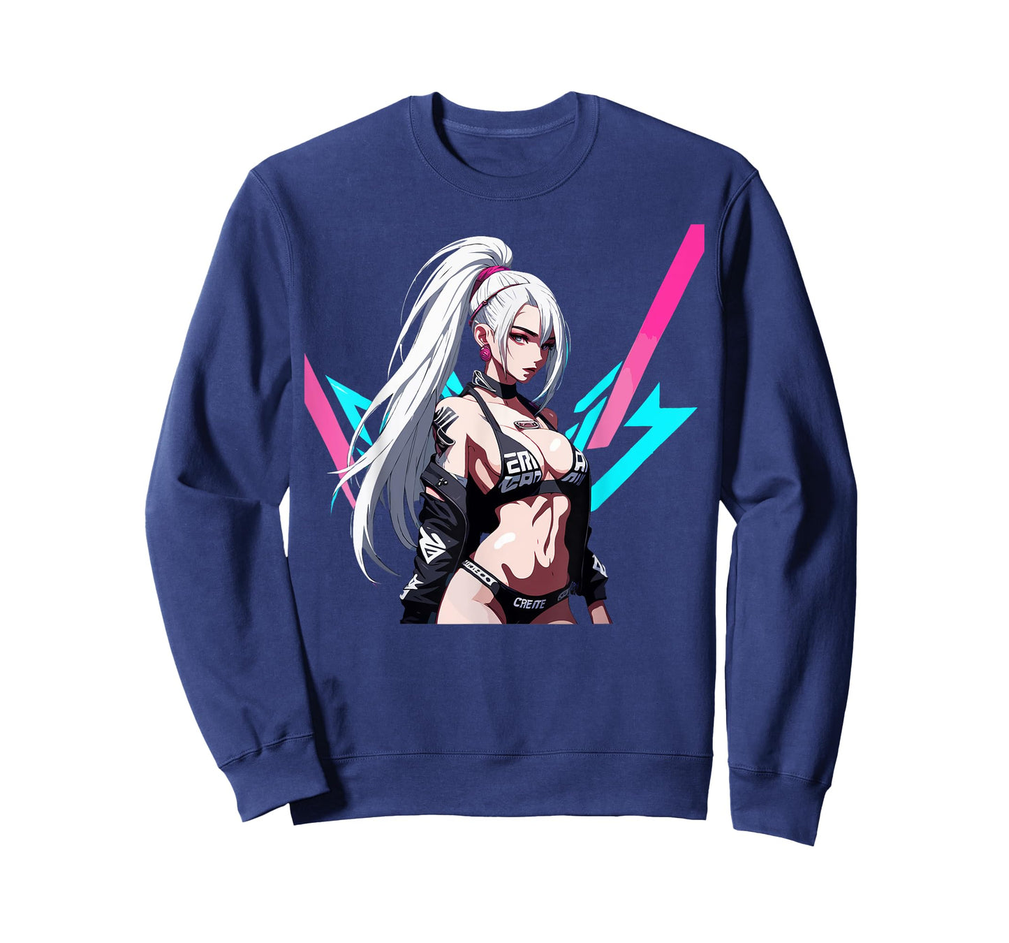 Sexy Waifu Otaku Anime Cyberpunk Girl Japanese T-Shirt