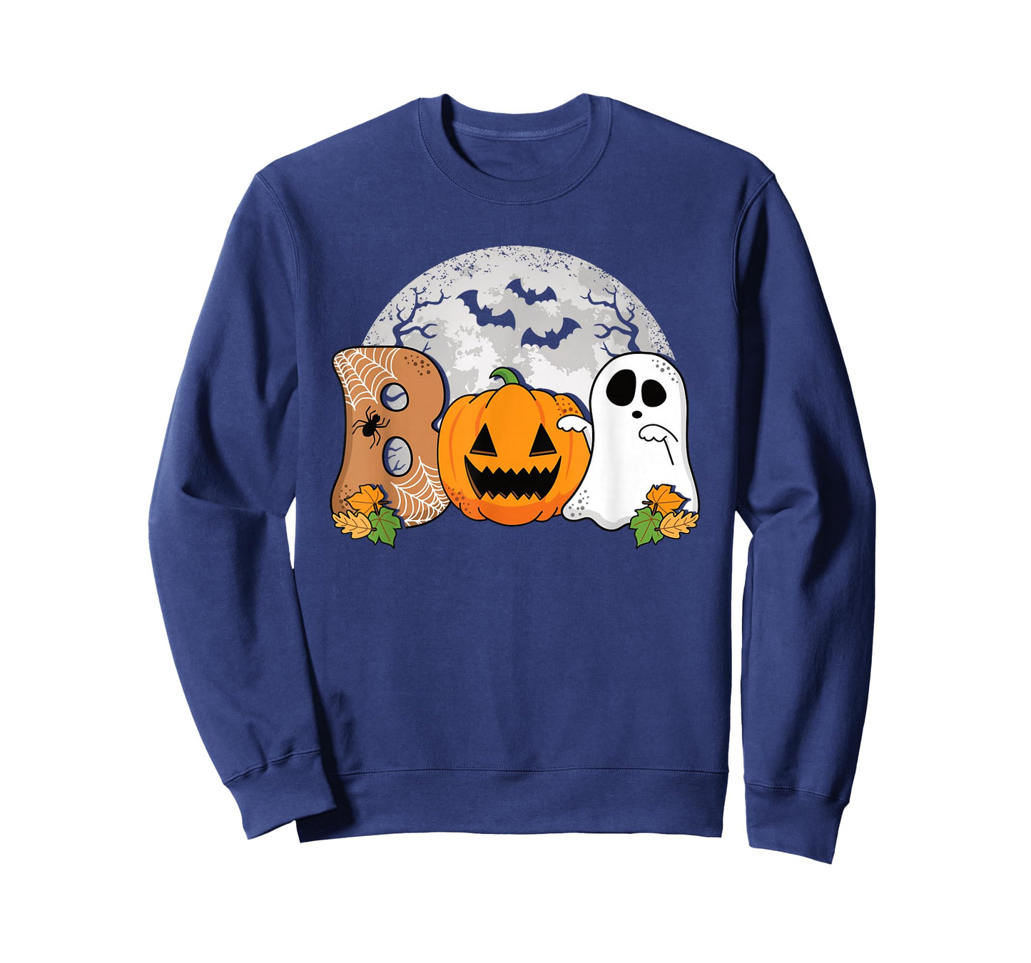 Boo Halloween Pumpkin Ghost Scary Halloween Men Women Kids T-Shirt