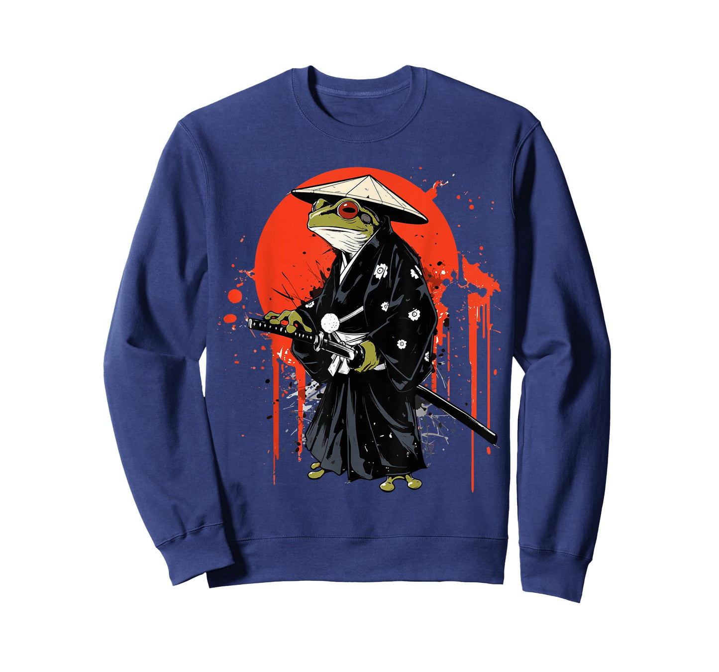 Katana Frog Samurai Frog Toad T-Shirt