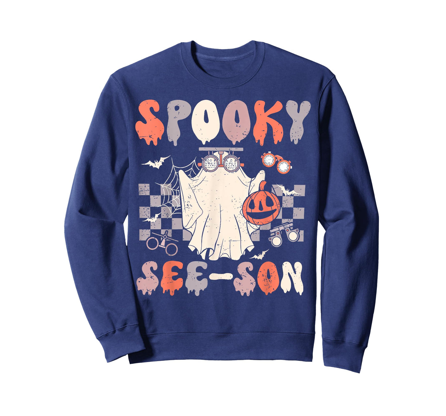 Retro Spooky See-son Optometrist Optometry Ghost Halloween T-Shirt