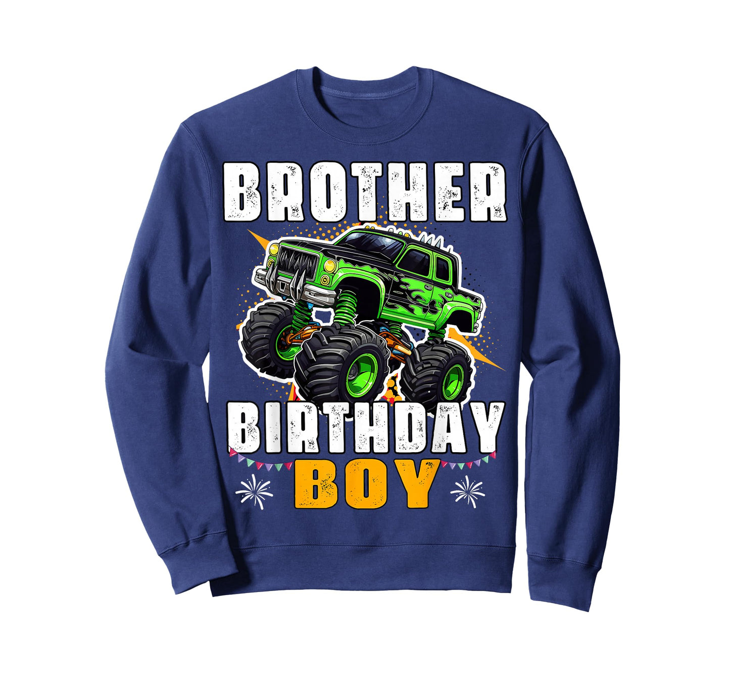 Brother of The Birthday Boy Monster Truck Family Matching T-Shirt