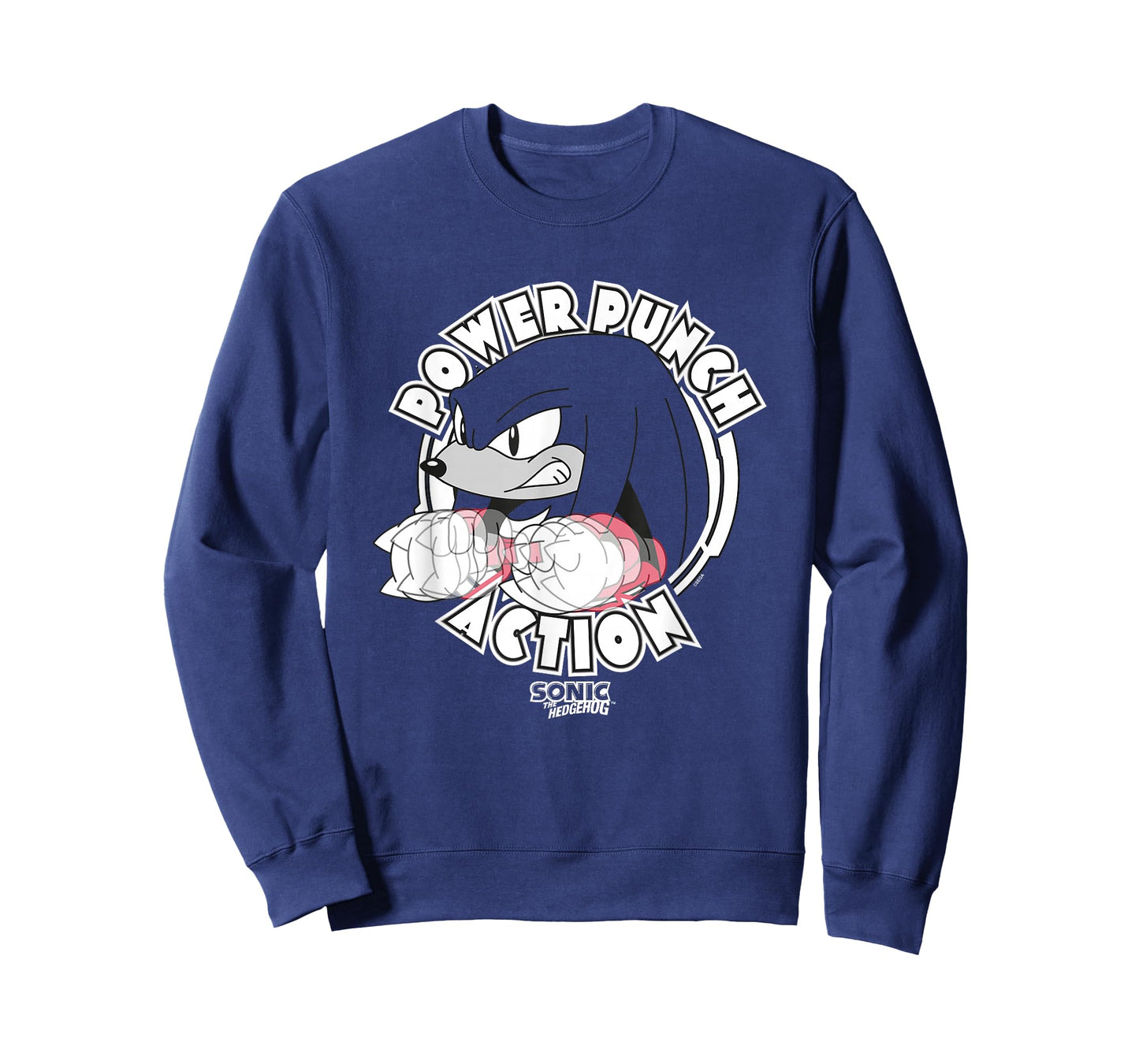 Sonic The Hedgehog Power Punch Action Knuckles T-Shirt
