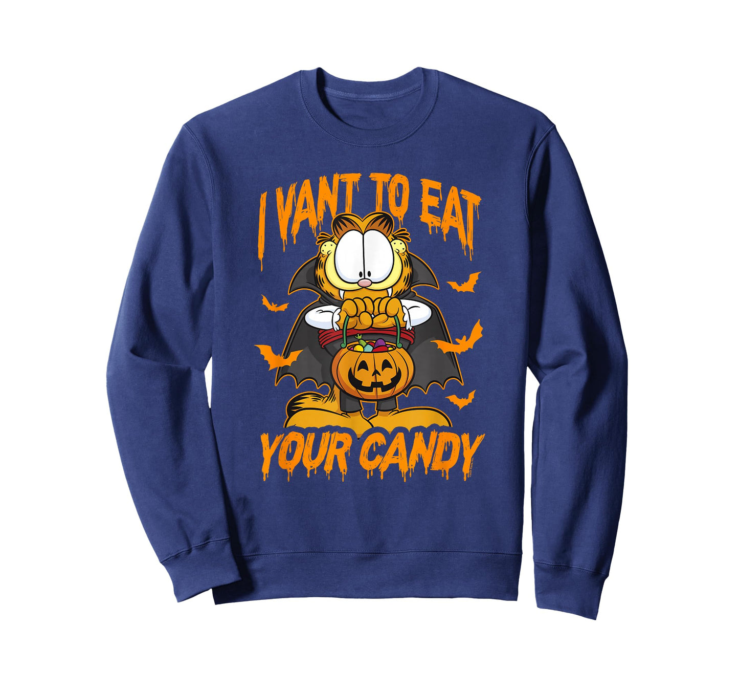 Garfield Halloween I Want To Eat Your Candy T-Shirt