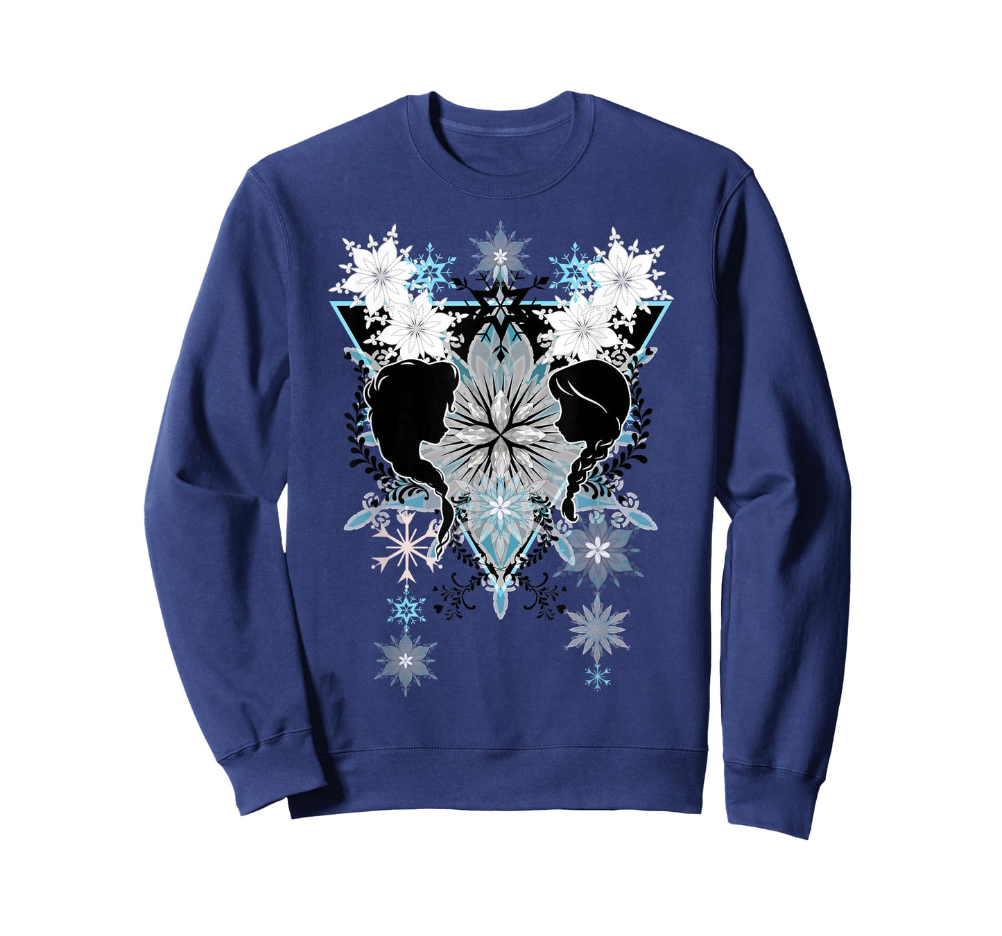 Disney Frozen Elsa & Anna Snowflake Boho Silhouettes T-Shirt