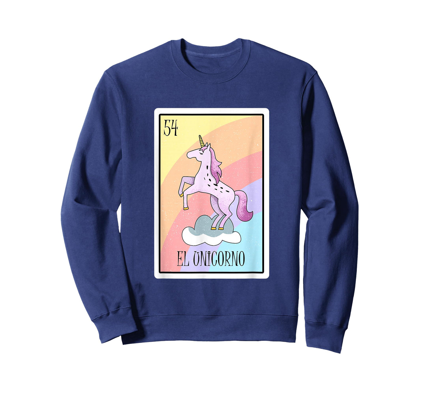 El Unicorno Lottery Gift The Unicorn Card Mexican Lottery T-Shirt