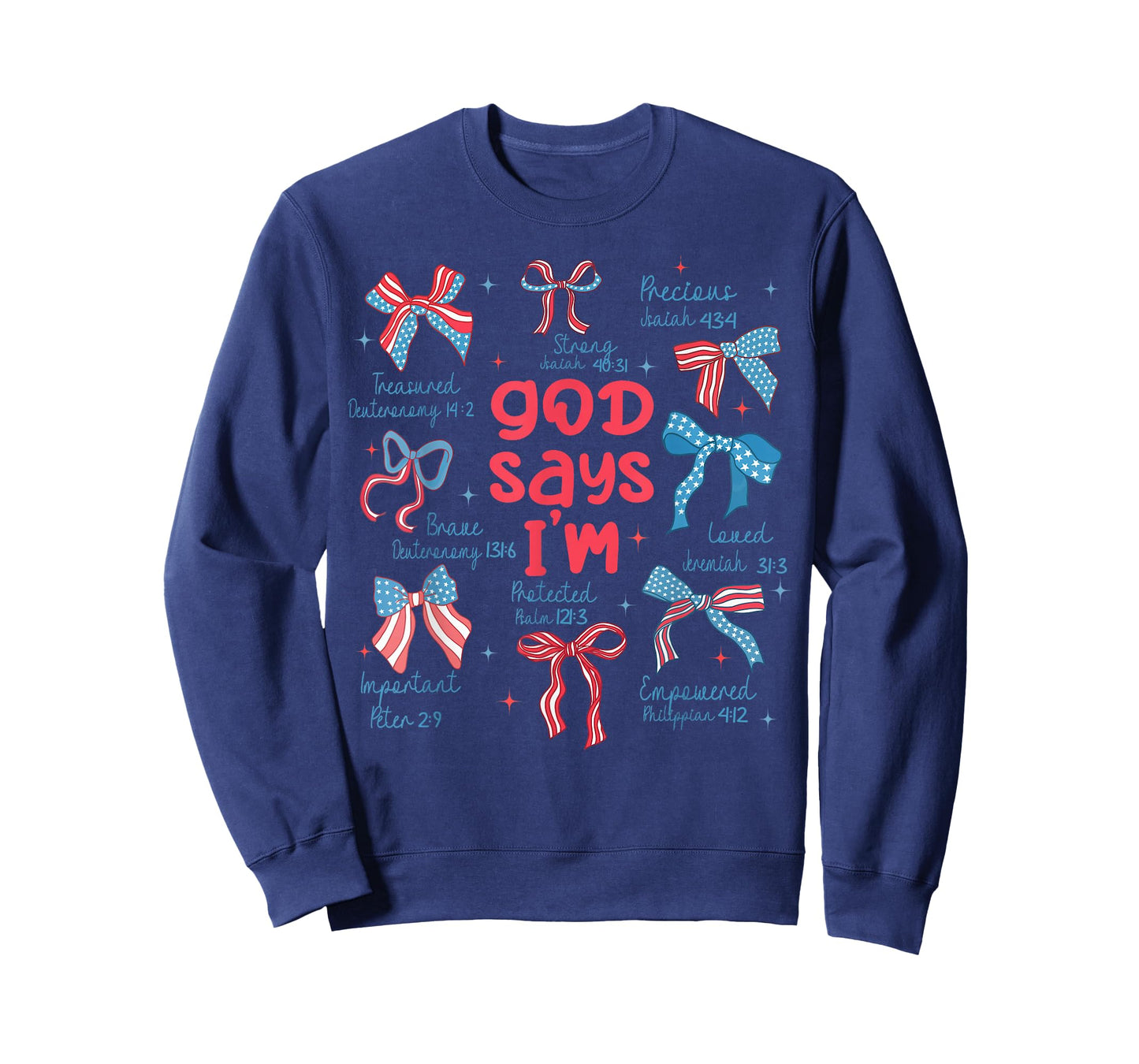 God Says I Am 4th of July Christian Jesus Independence Day T-Shirt