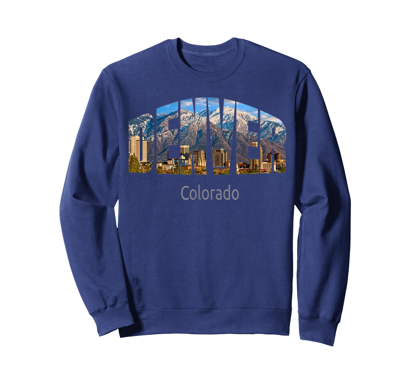 World's Best Cities Denver Colorado T-Shirt - Unisex Adults - Black - Short Sleeve - Small