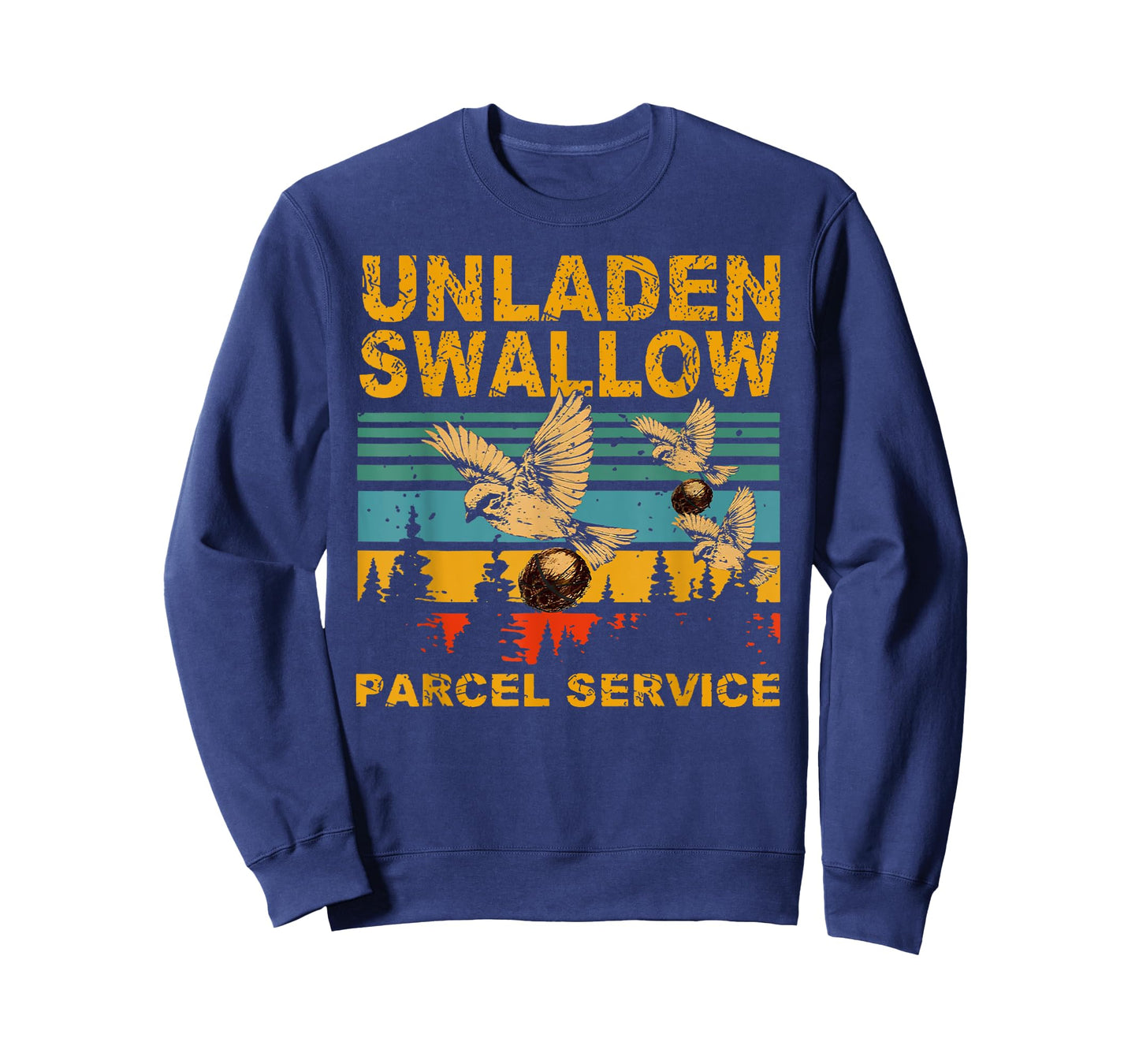 Unladen Swallow Parcel Service Cute Pigeon Migratory Bird T-Shirt