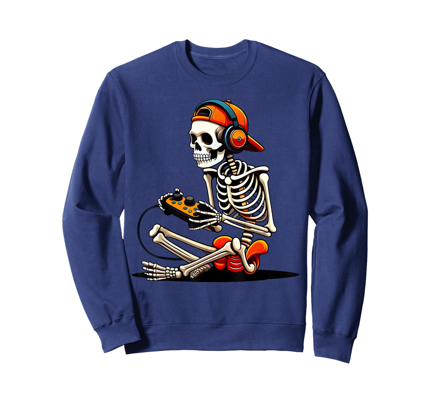 Halloween Skeleton Gamer Video Gaming Funny Gaming Skeleton T-Shirt