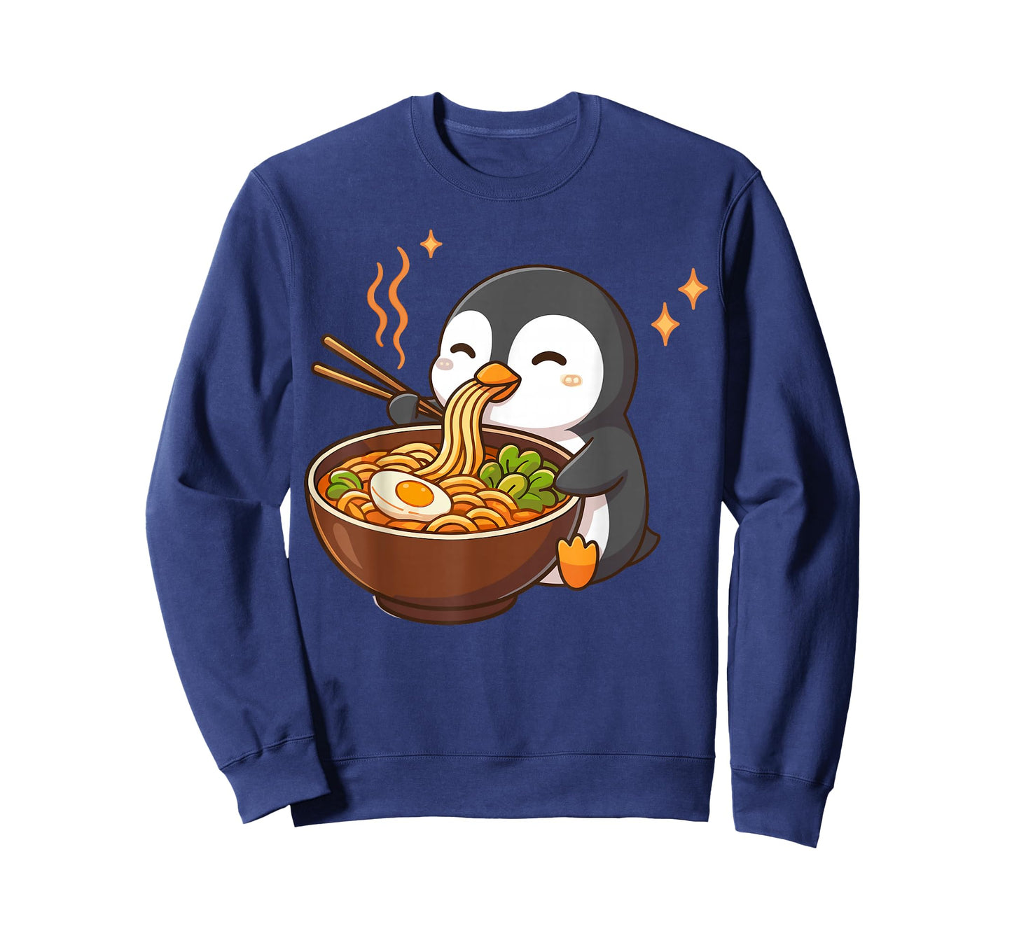 Penguin Eating Ramen Noodles T-Shirt