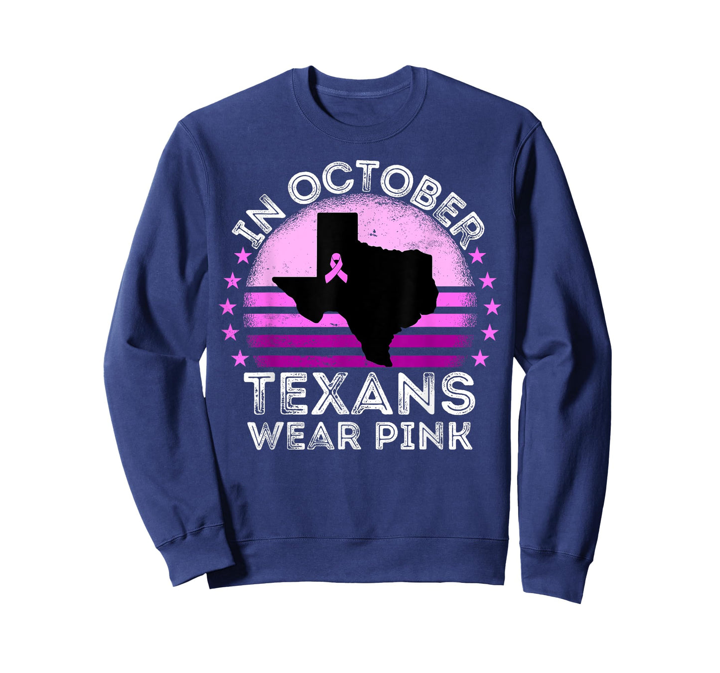 In October Texans Wear Pink Breast Cancer Awareness Texas T-Shirt