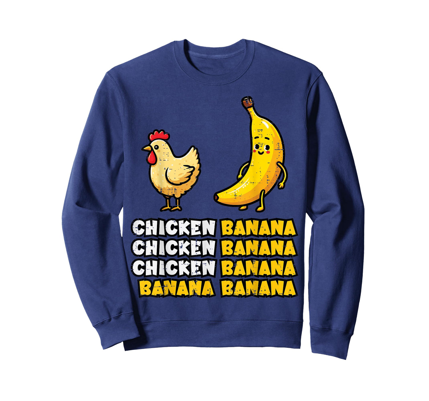 Chicken Banana Dance Funny Fruit Meme Girls Kids Women Men T-Shirt