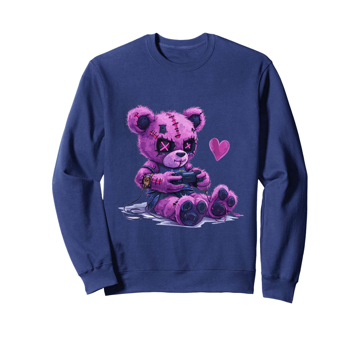 Goth Pastel Cute Creepy Kawaii Gamer Teddy Bear Gaming T-Shirt