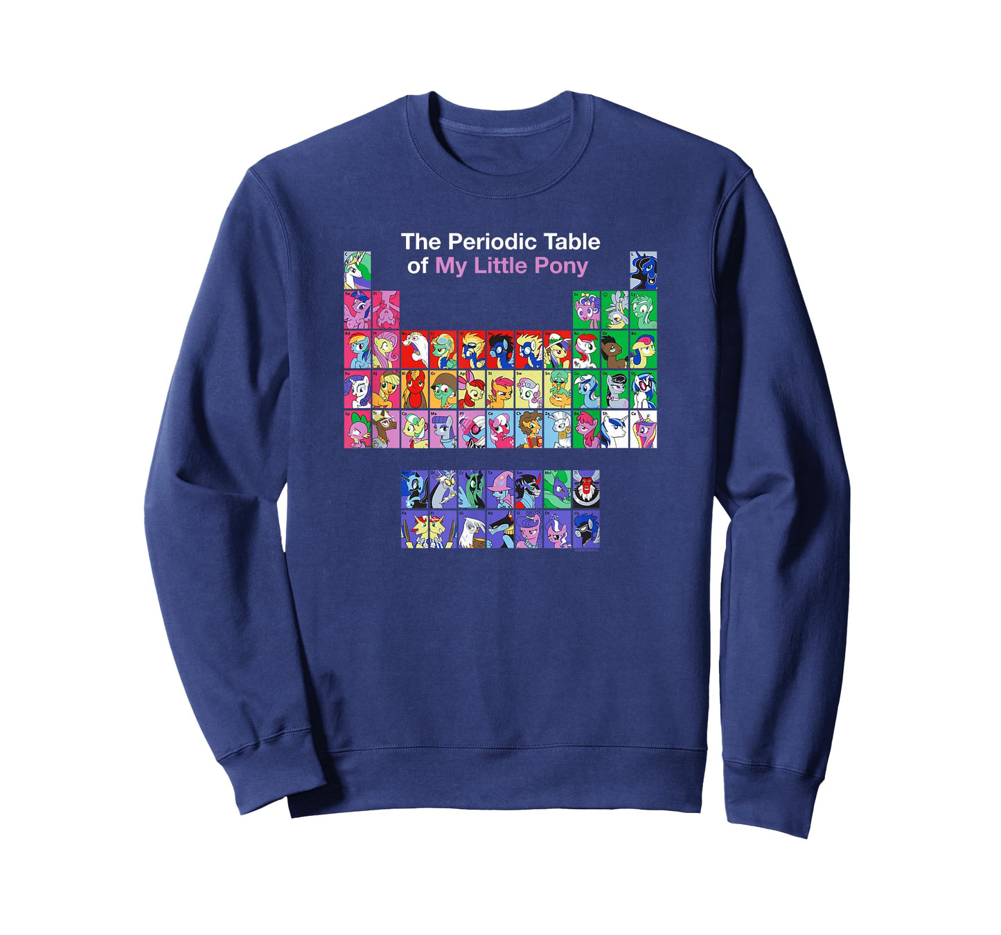 My Little Pony: Friendship Is Magic Periodic Table Retro T-Shirt