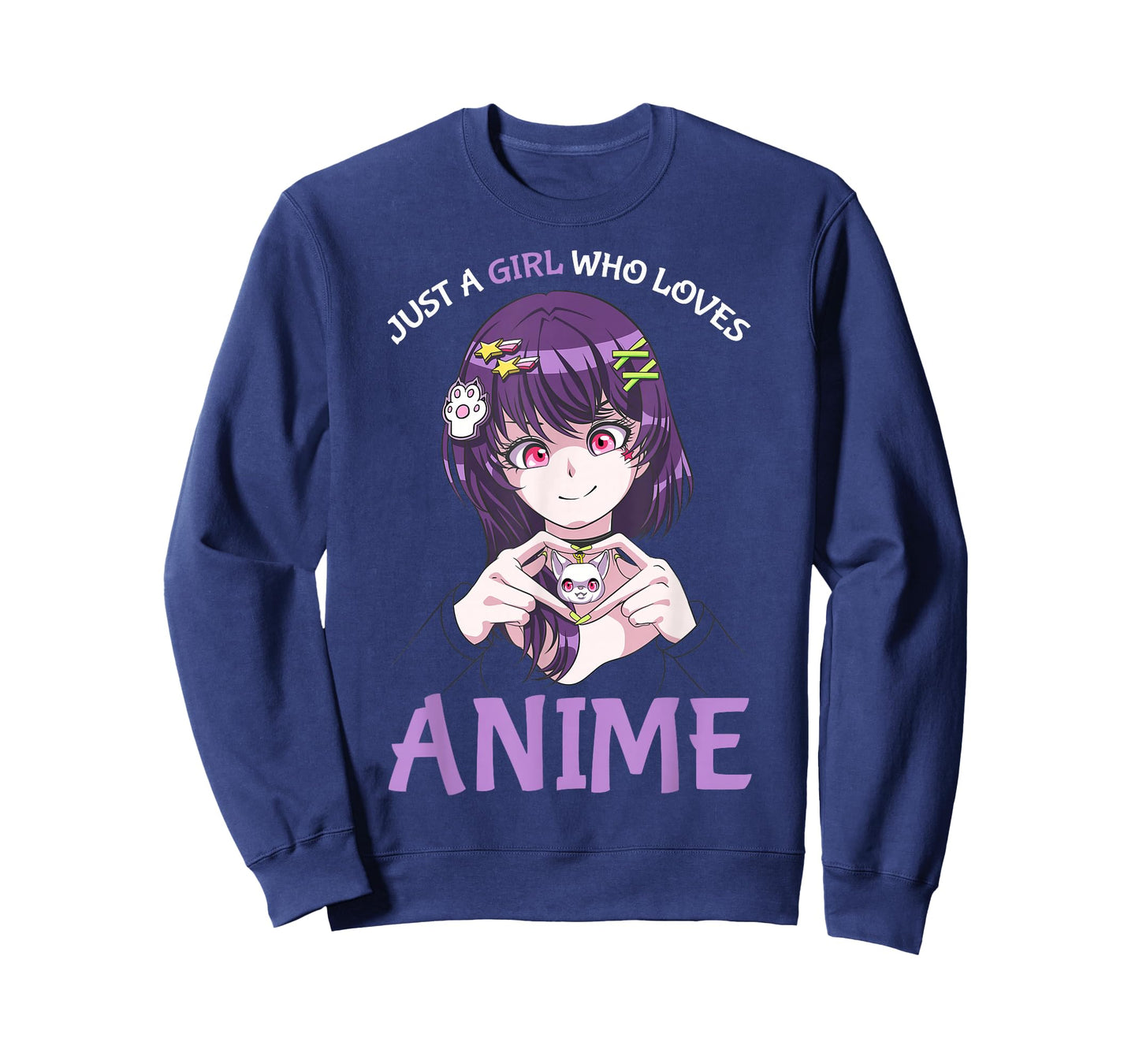 Just A Girl Who Loves Anime Teenage Girls Merch Stuff T-Shirt