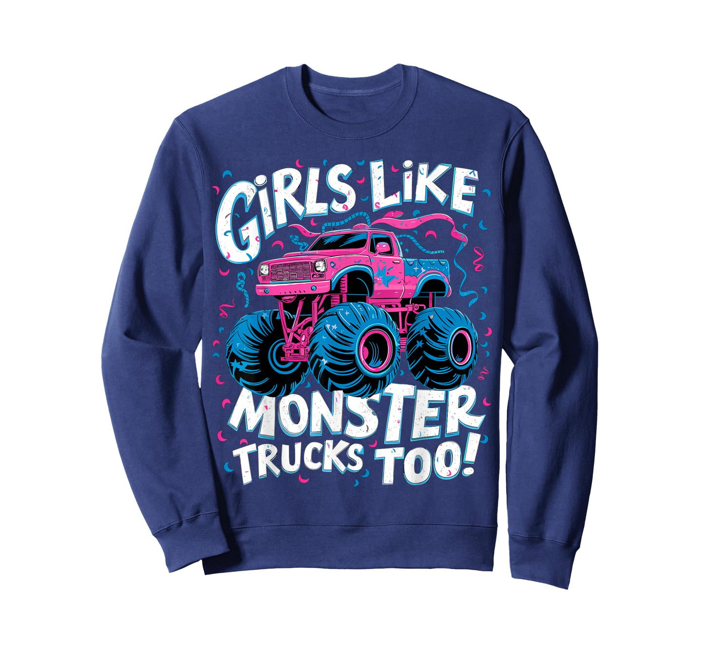 Cute Monster Truck Birthday Party Girl Like Monster Truck T-Shirt