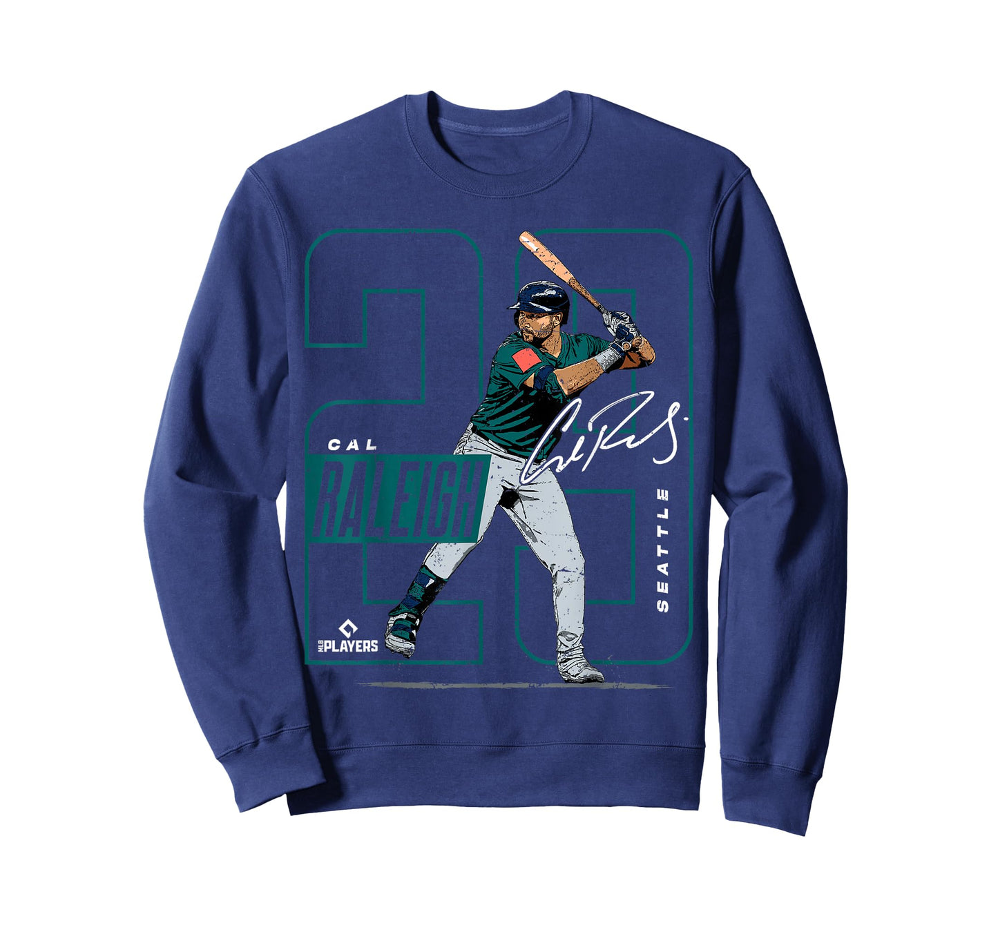 Cal Raleigh | Seattle MLB Baseball Players | MLBCRA202M T-Shirt