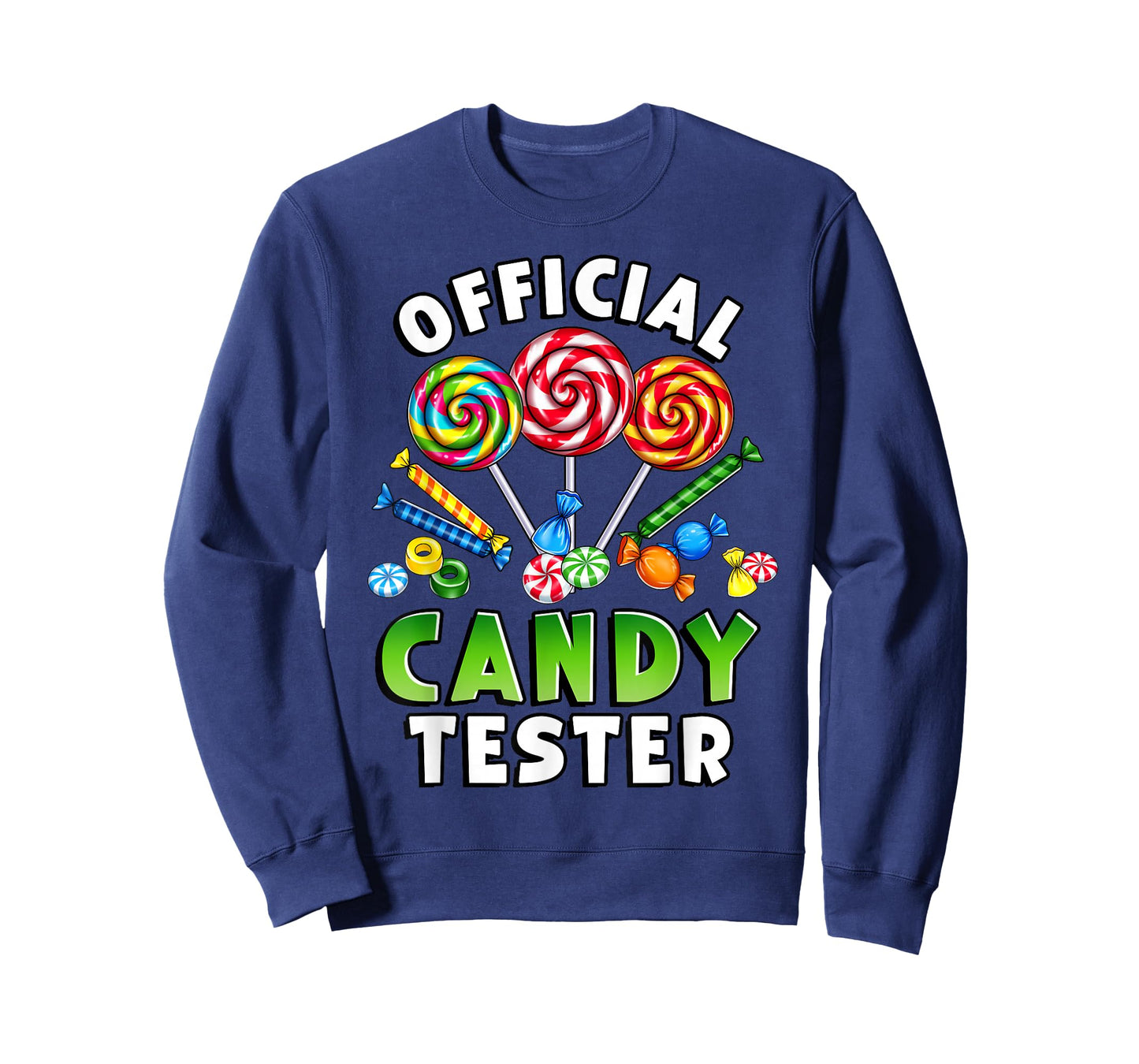 Official Candy Tester Lollipop Sweets Design T-Shirt