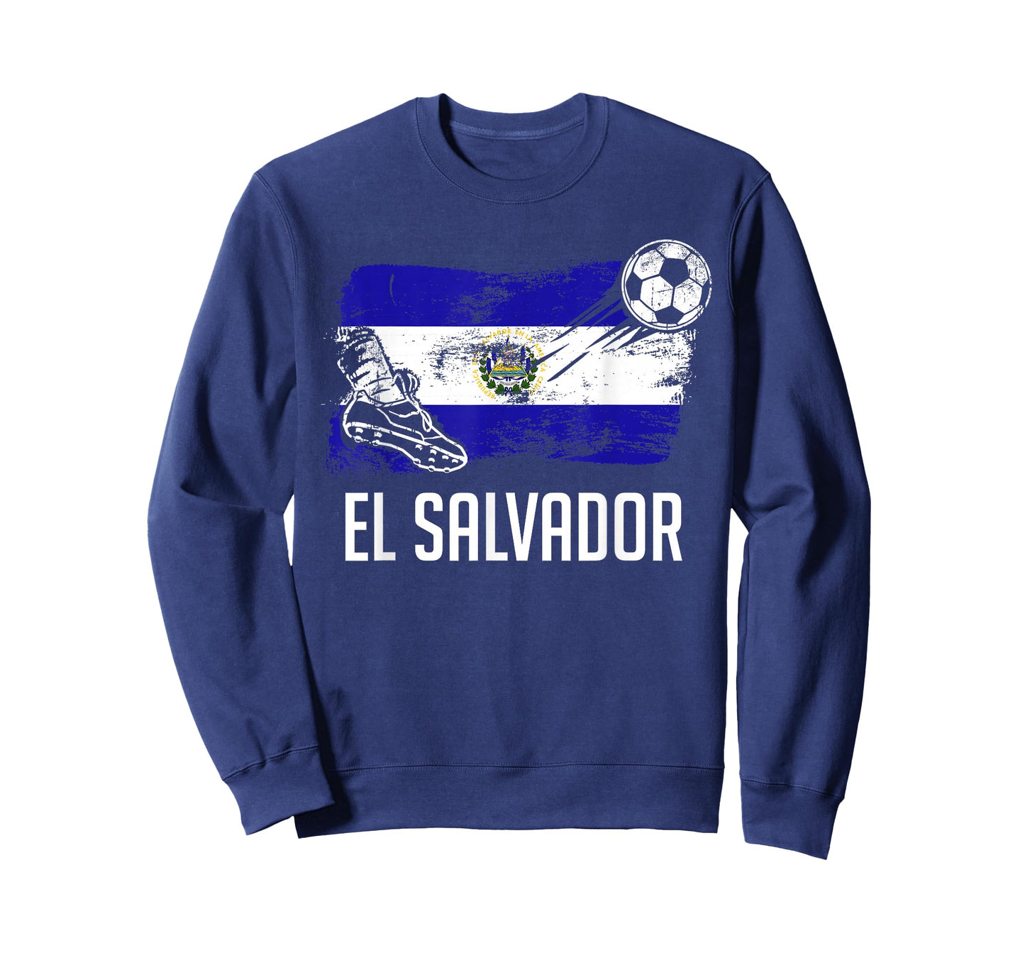 El Salvador Flag Jersey Salvadorean Soccer Team Salvadorean T-Shirt
