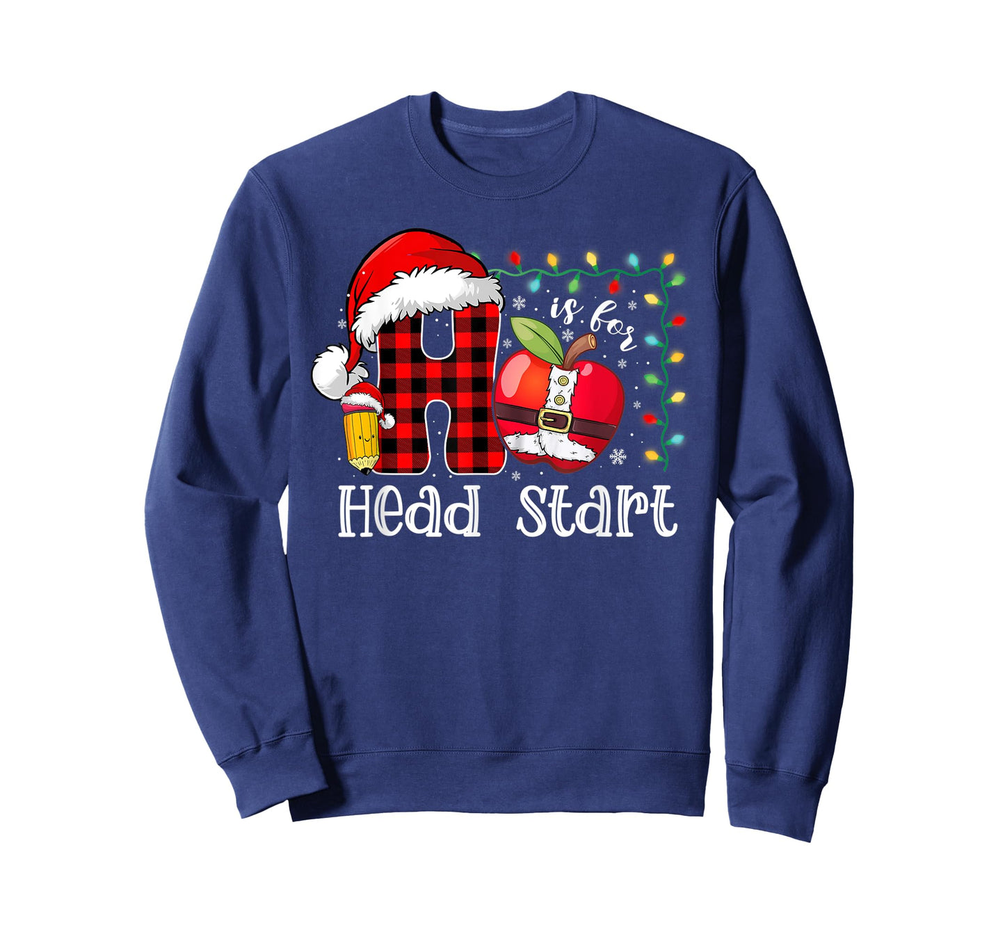H Is For Headstart Shirt Funny Christmas Head Start Teacher Men Women Kids T-Shirt