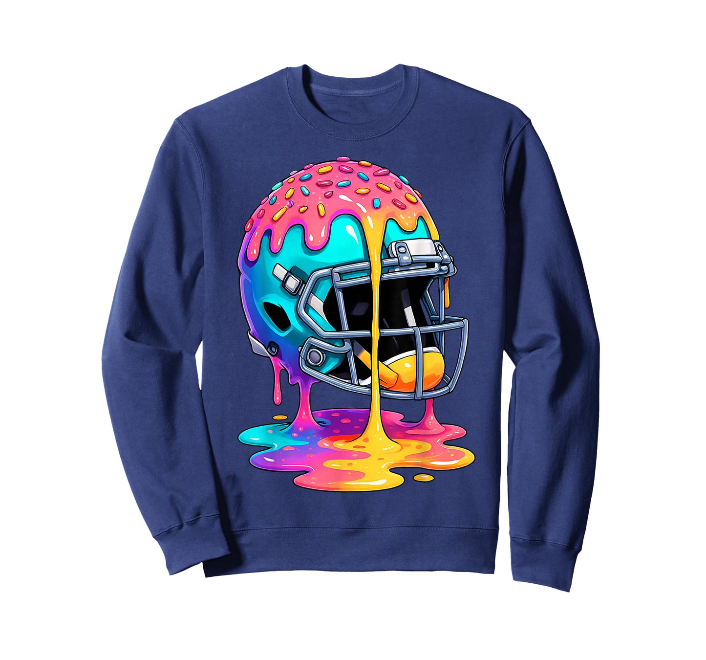 Football Drip Boys Football Ice Cream Sprinkle Respect Drip T-Shirt