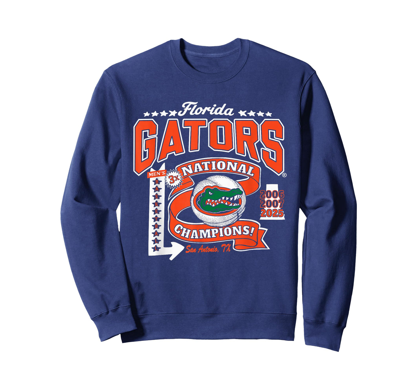 Florida Gators National Champs 2025 Men's Basketball Stars T-Shirt
