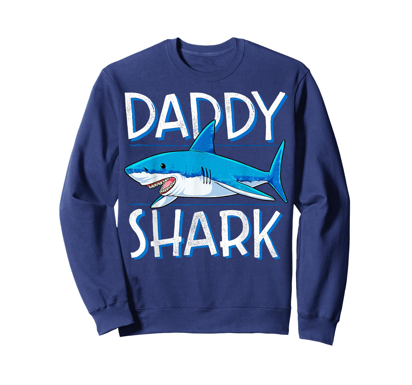 Daddy Shark T Shirt Fathers Day Gifts Family Matching Dad T-Shirt