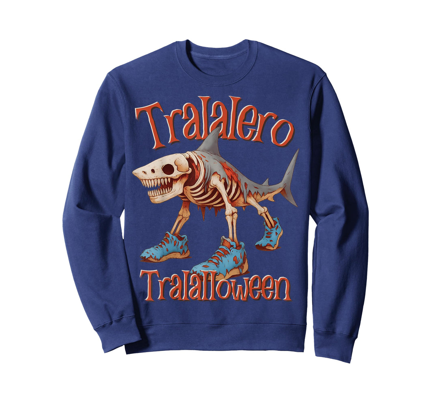 Tralalero Tralalloween Shark Italian Brainrot Halloween T-Shirt