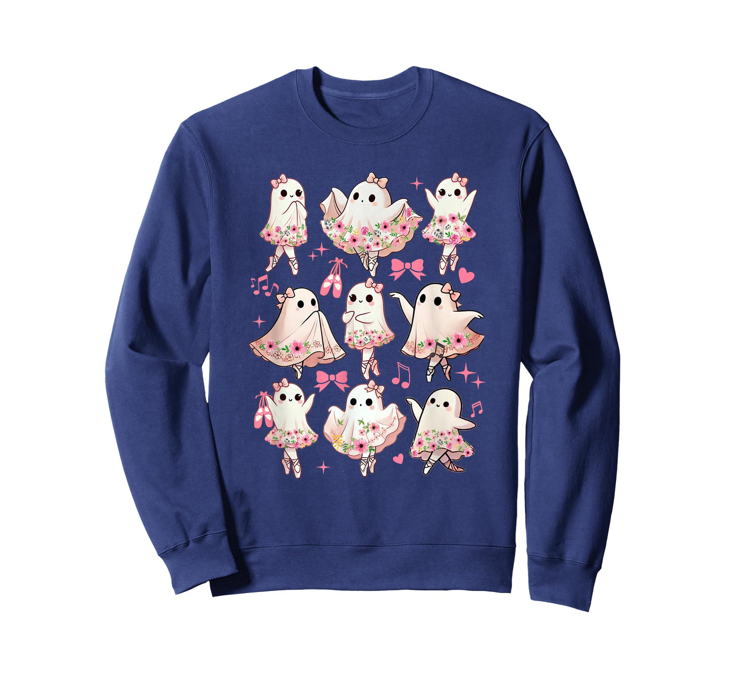 Ballet Ghost Ballet Dancer Spooky Dance Halloween Teacher T-Shirt