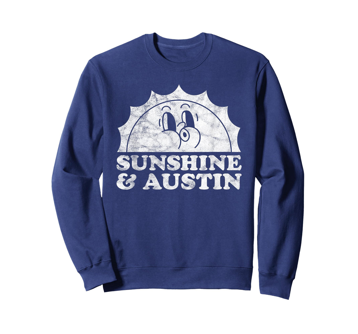 Sunshine and Austin TX Texas Retro Vintage Sun T-Shirt