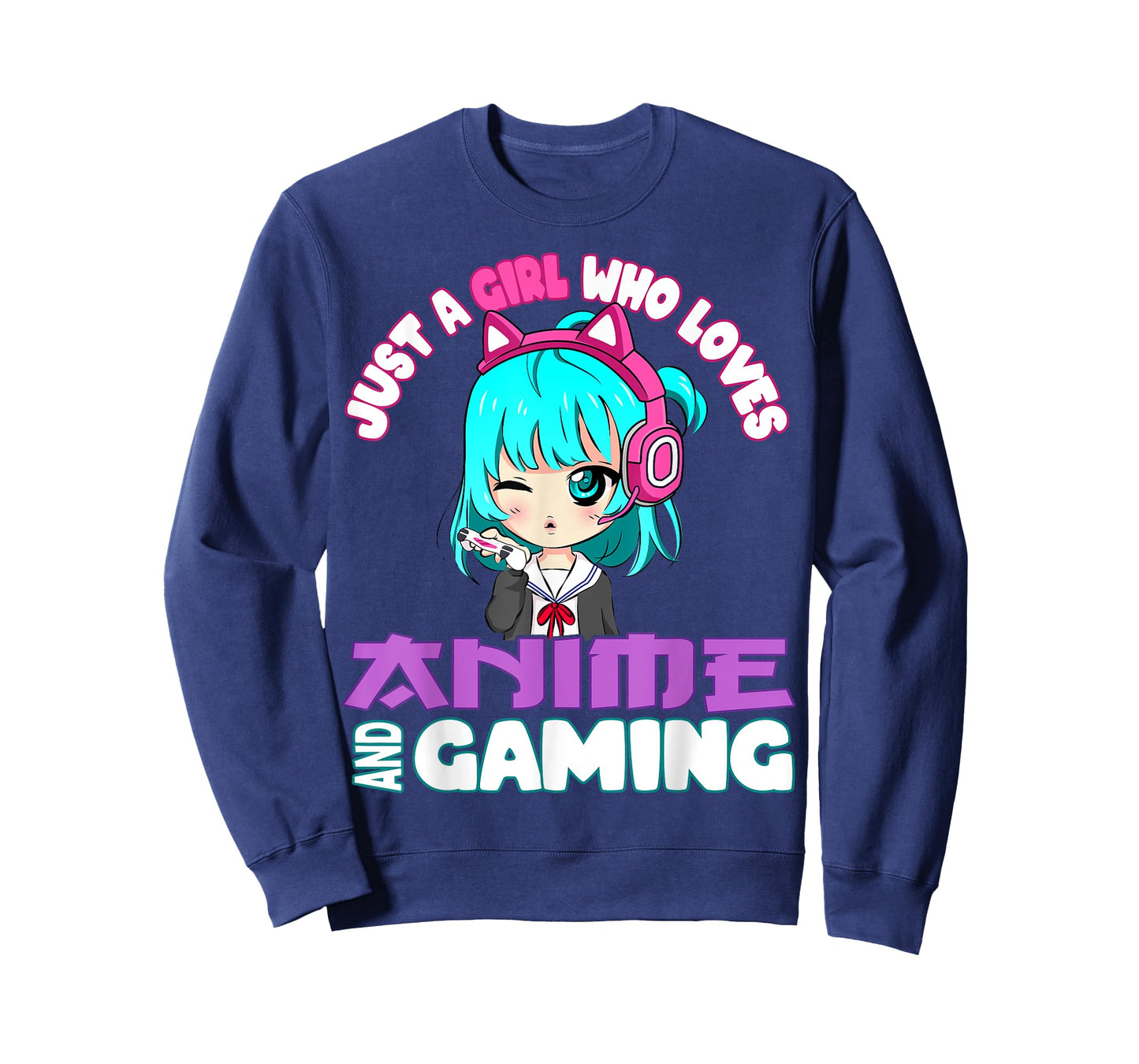 Just a Girl who loves Anime and Gaming chibi Video Games T-Shirt