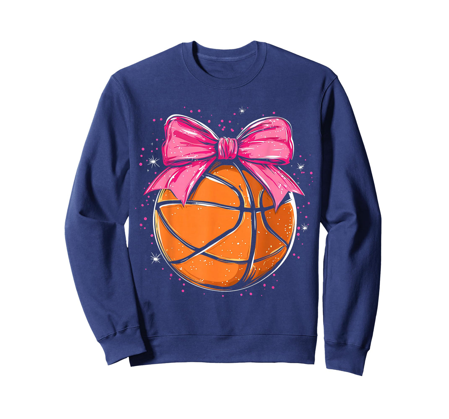 Basketball Coquette Bow Cute Basketball Player T-Shirt