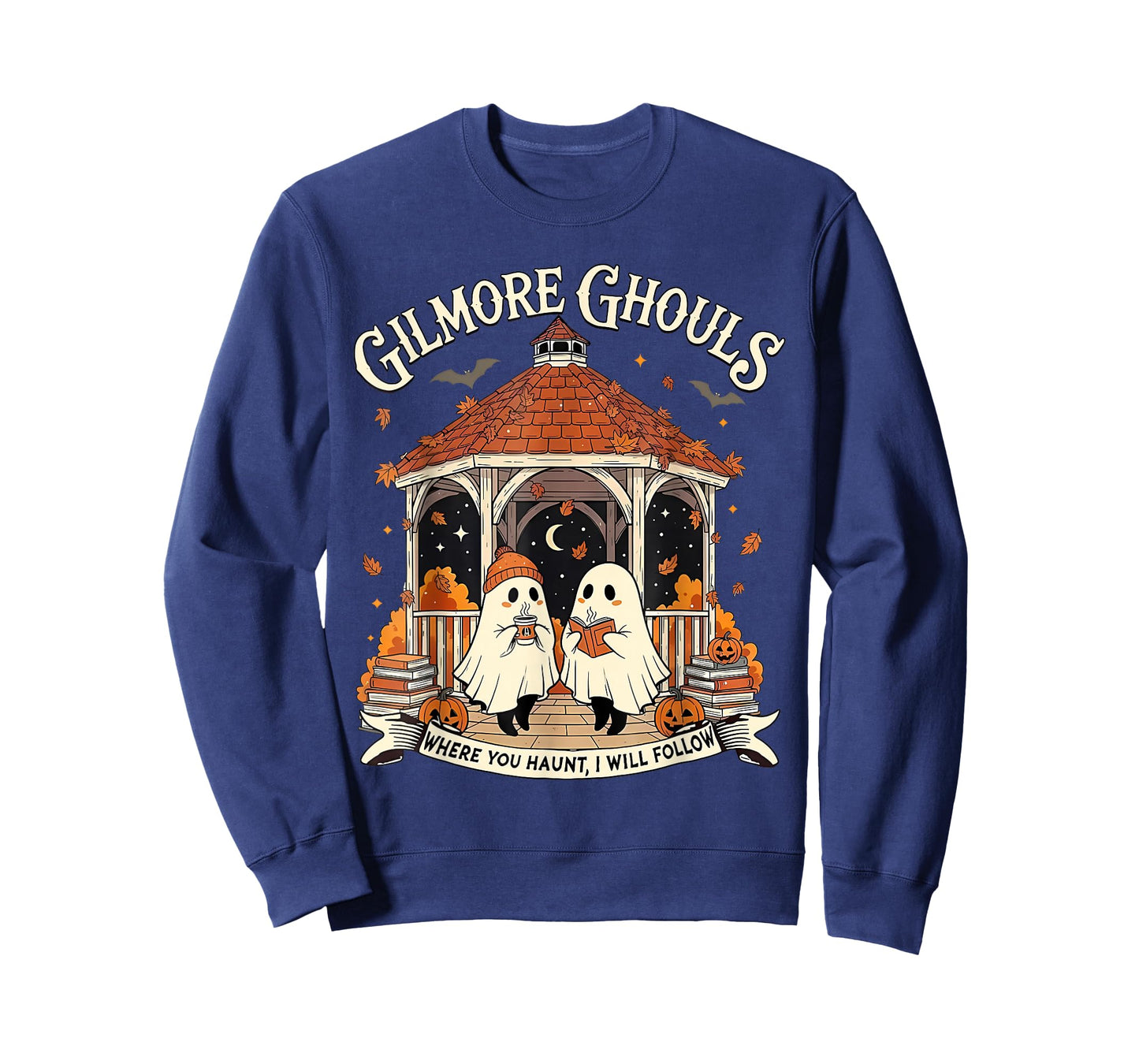 Gilmore Ghouls Where You Haunt I Will Follow Halloween Ghost T-Shirt