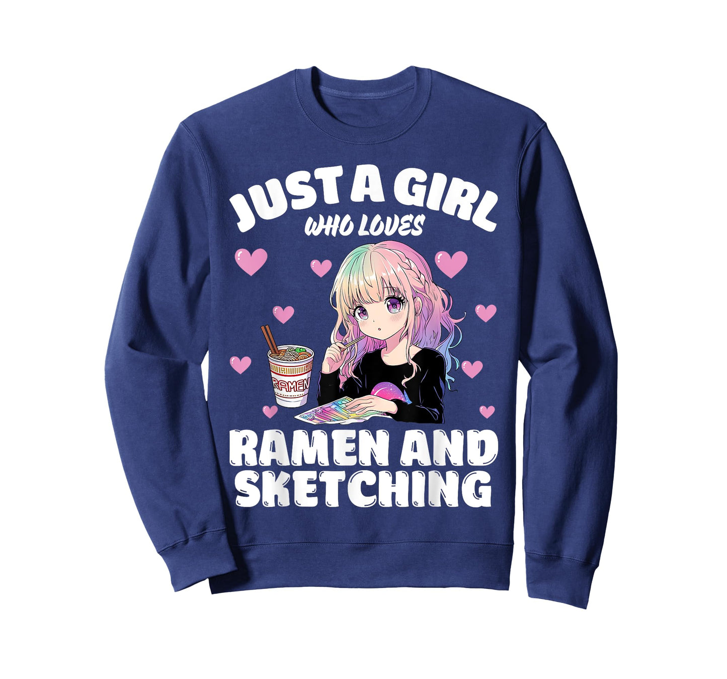 Just A Girl Who Loves Ramen And Sketching T-Shirt