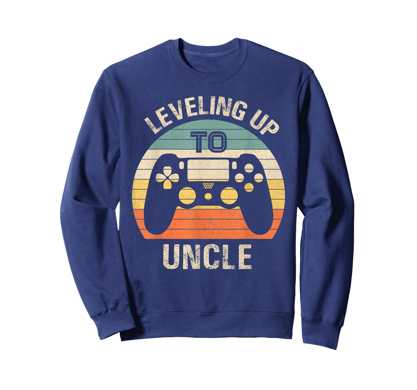 Leveling up to uncle 2025 funny video gamer vintage men T-Shirt