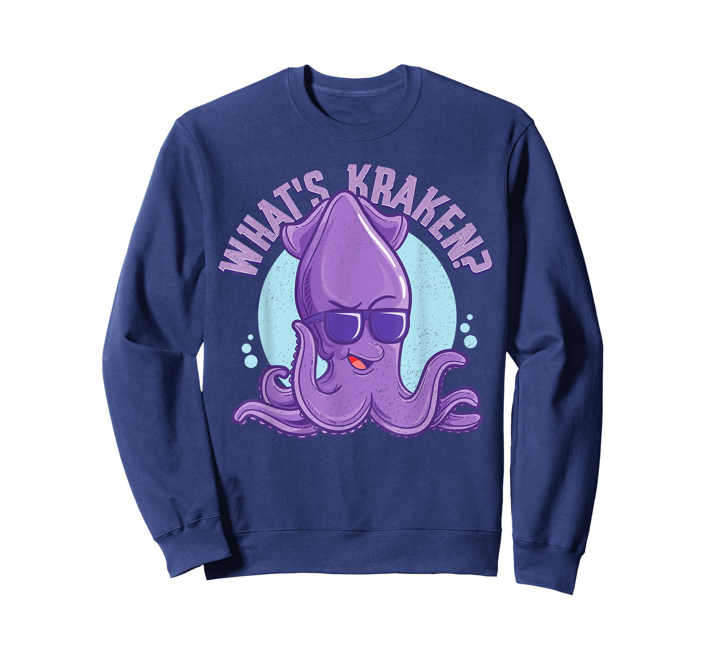 Funny Hipster Cryptids Sea Monster Octopus What's Kraken T-Shirt