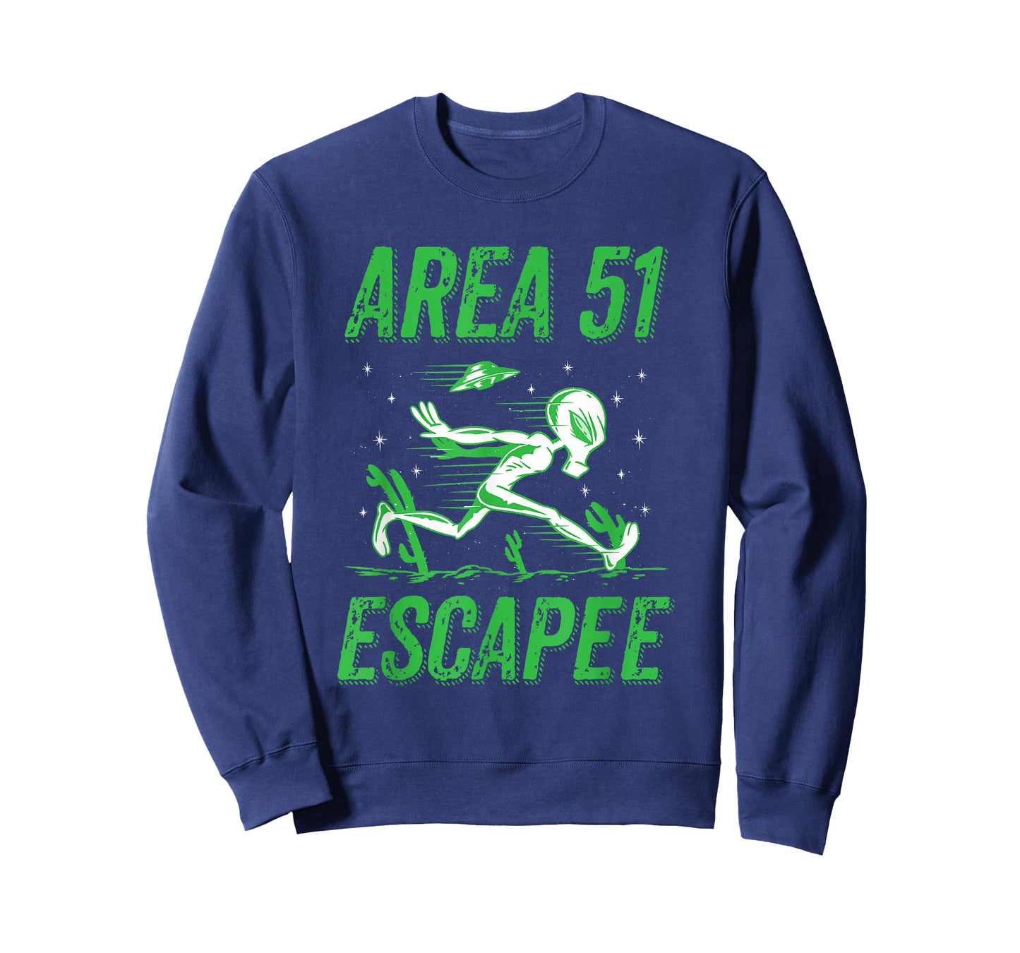 Green Alien Area 51 Escapee T-Shirt