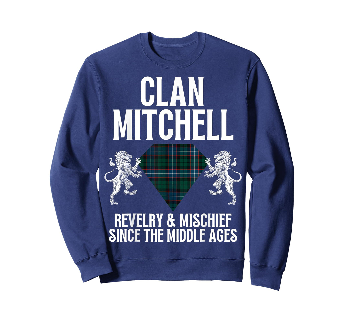 Mitchell Clan Scottish Name Coat Of Arms Tartan Family Party T-Shirt