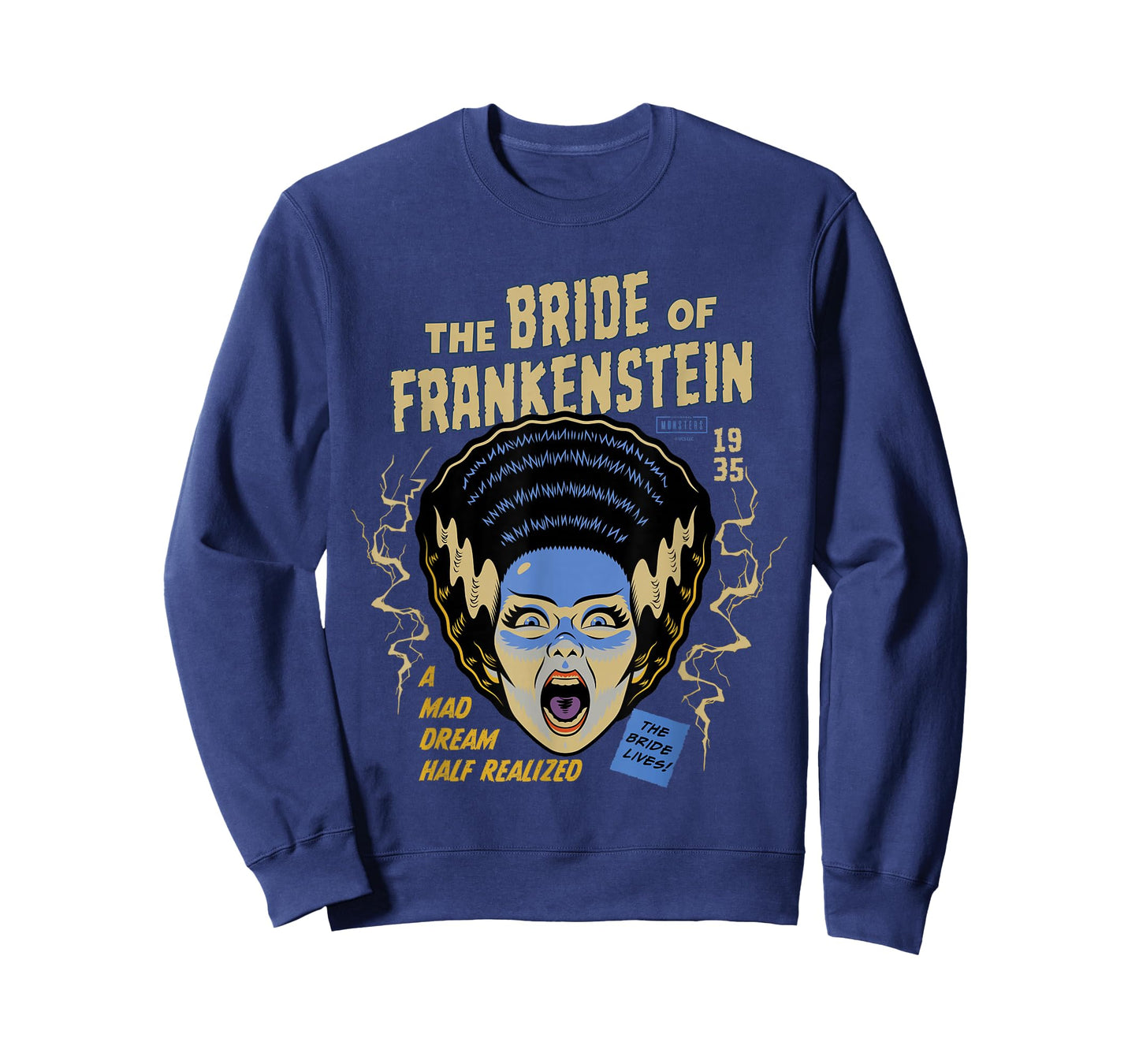Universal Monsters Bride Vintage Halloween Mask T-Shirt