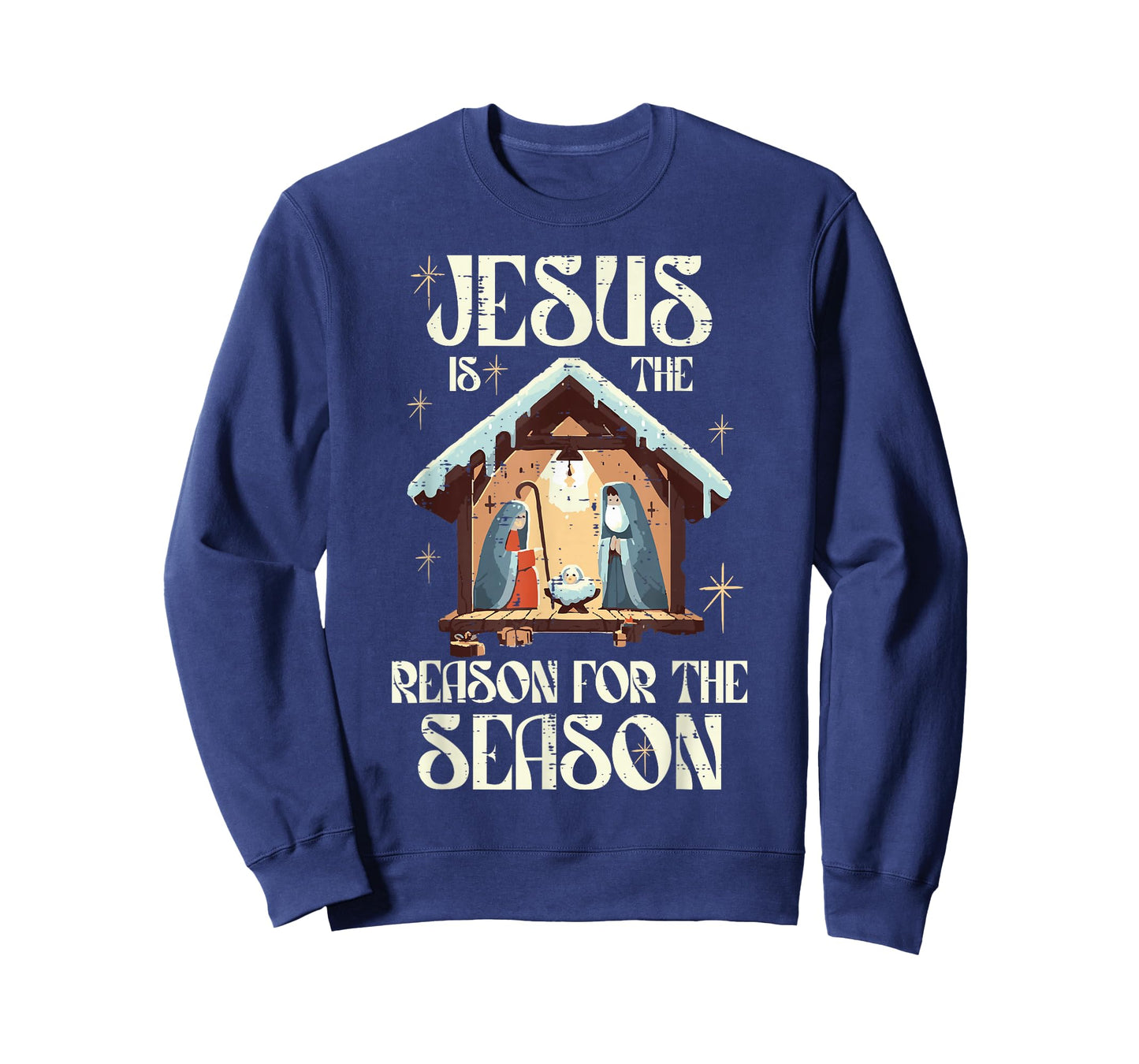 Christmas Nativity Jesus Reason Season Xmas Women Men Kids T-Shirt