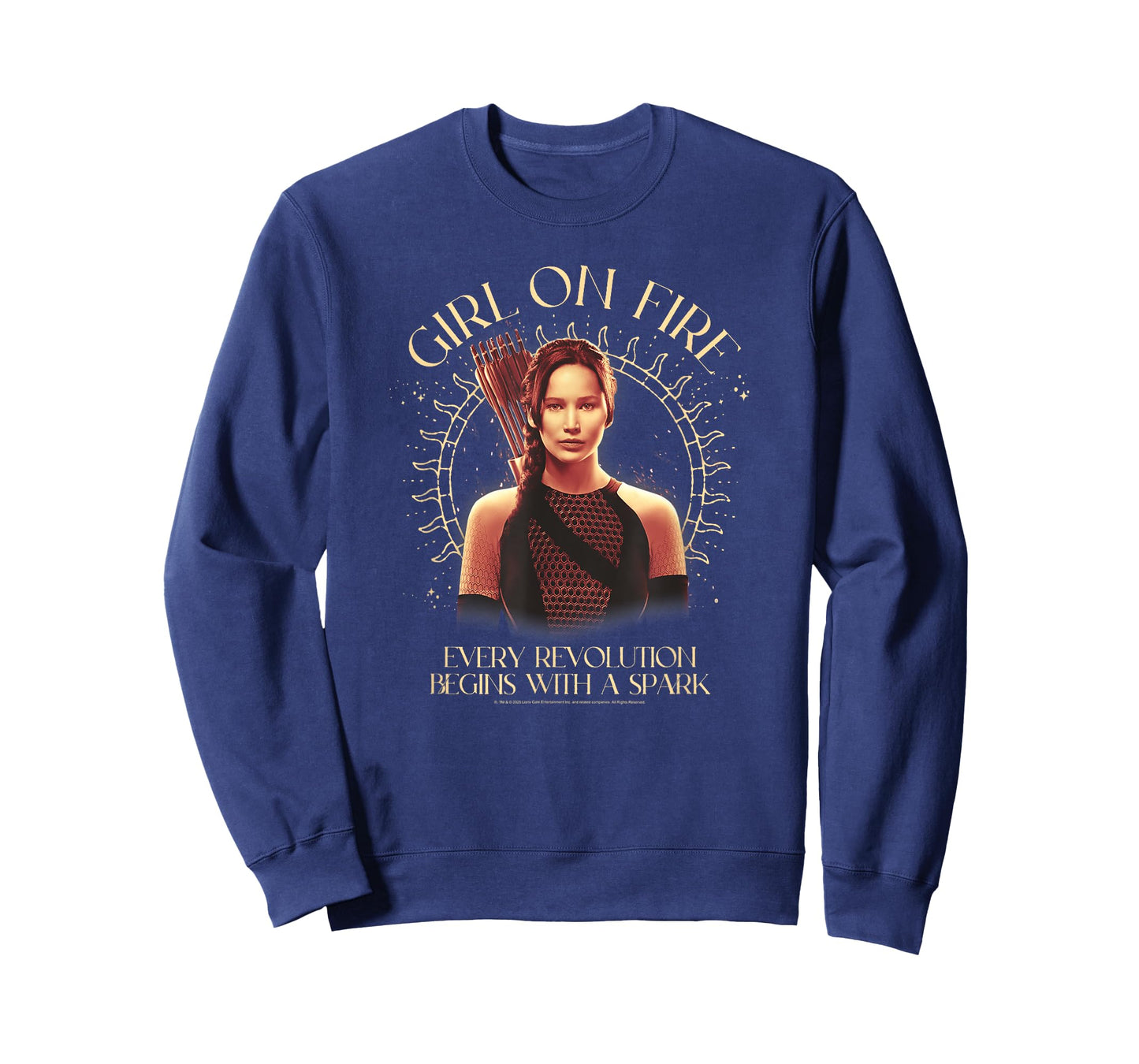 The Hunger Games Girl on Fire Celestial Tarot Movie T-Shirt