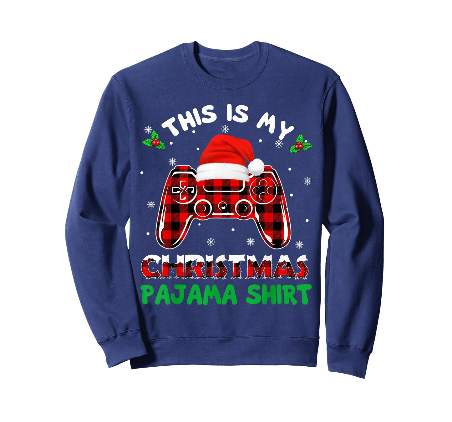 This Is My Christmas Pajama Shirt Gamer Video Game Boys Kids T-Shirt