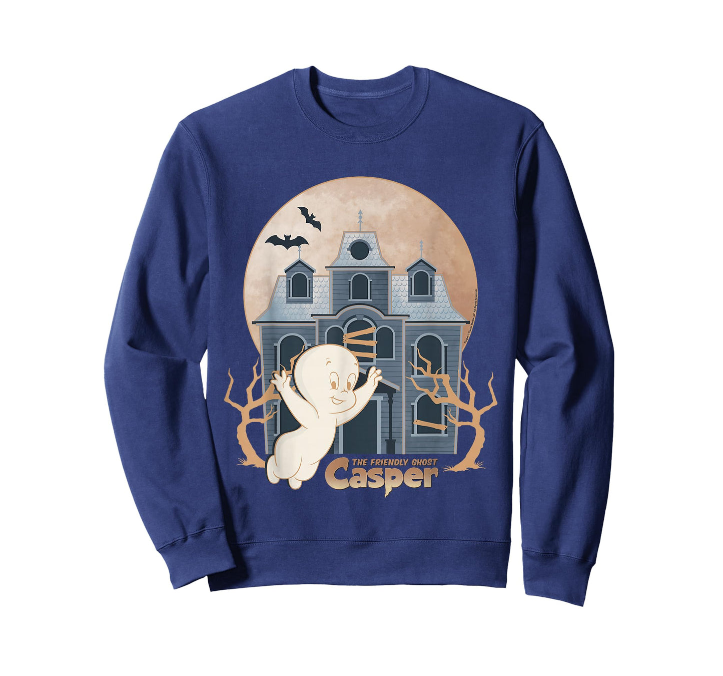 Casper The Friendly Ghost Haunted House Glow T-Shirt