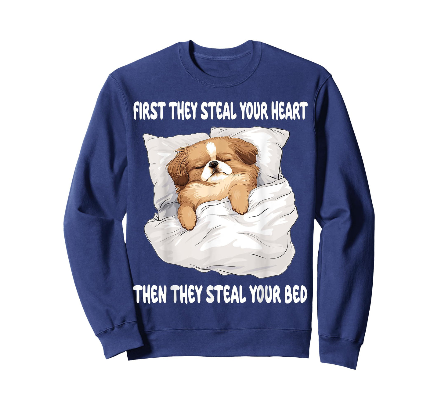 Pekingese Sleeping Pajamas Nightgown T-Shirt