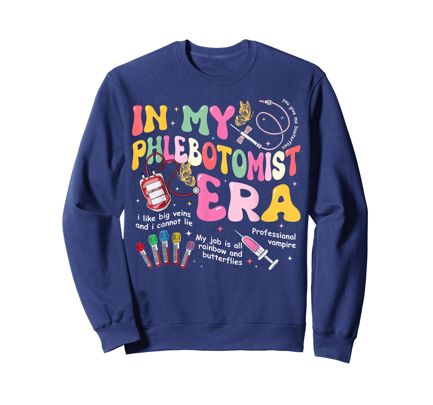Groovy in My Phlebotomist Era Phlebotomy Tech Phleb Nurse T-Shirt