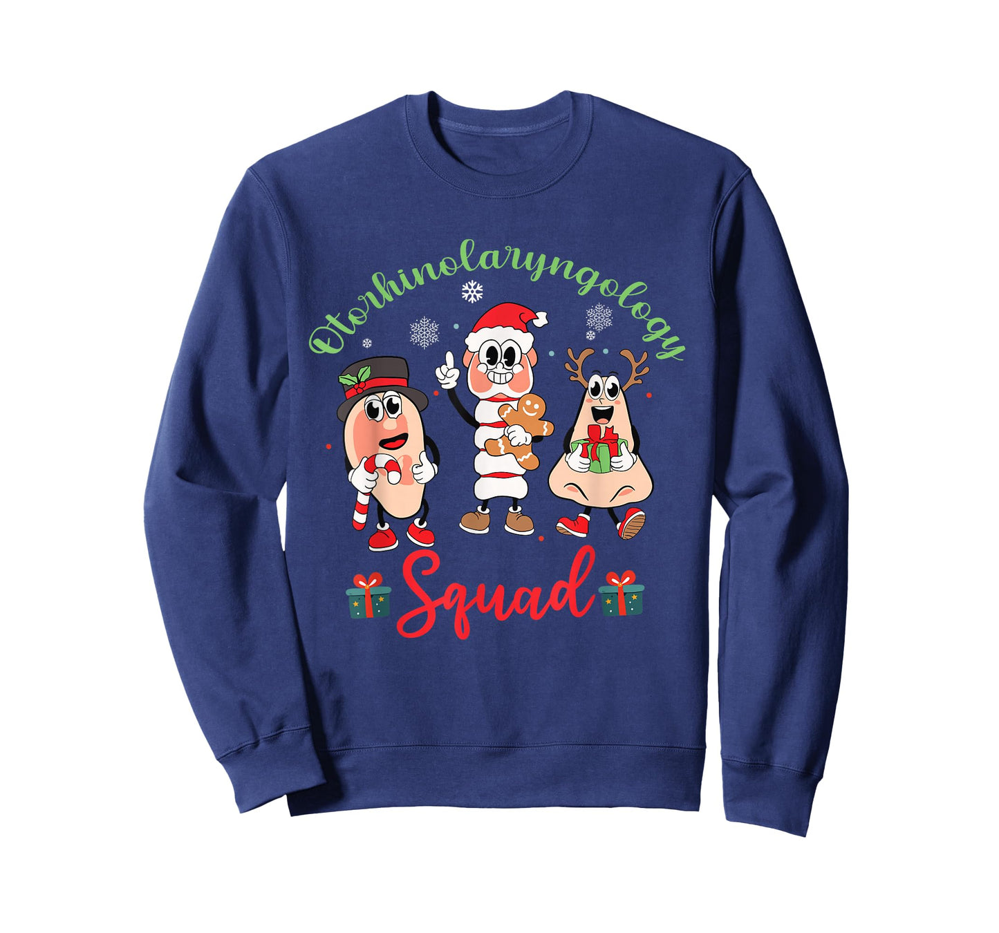 Otolaryngologist Squad ENT Nurse Christmas Xmas Holiday T-Shirt