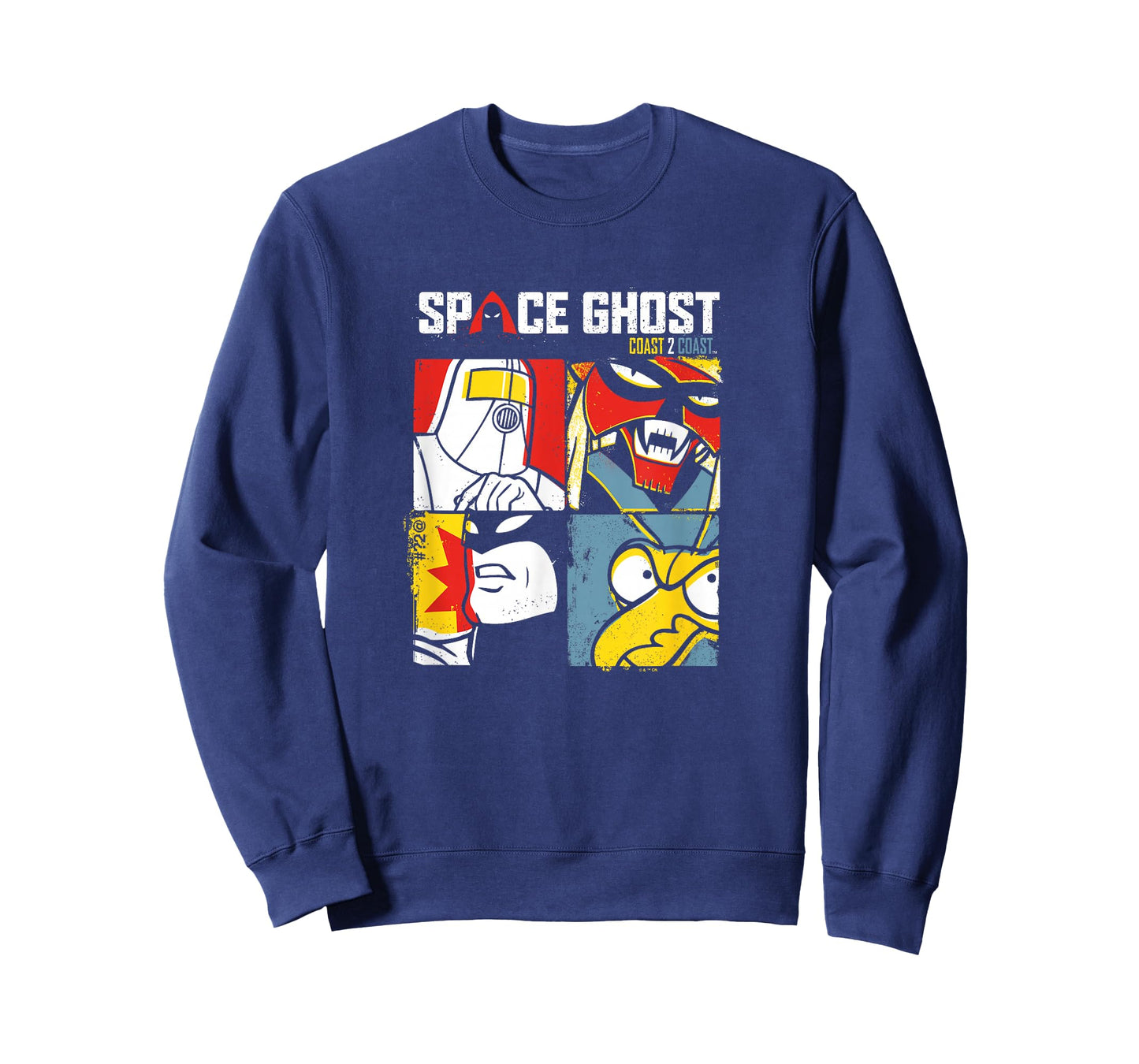 Space Ghost Coast to Coast Vintage Villains Faded Box Ups T-Shirt