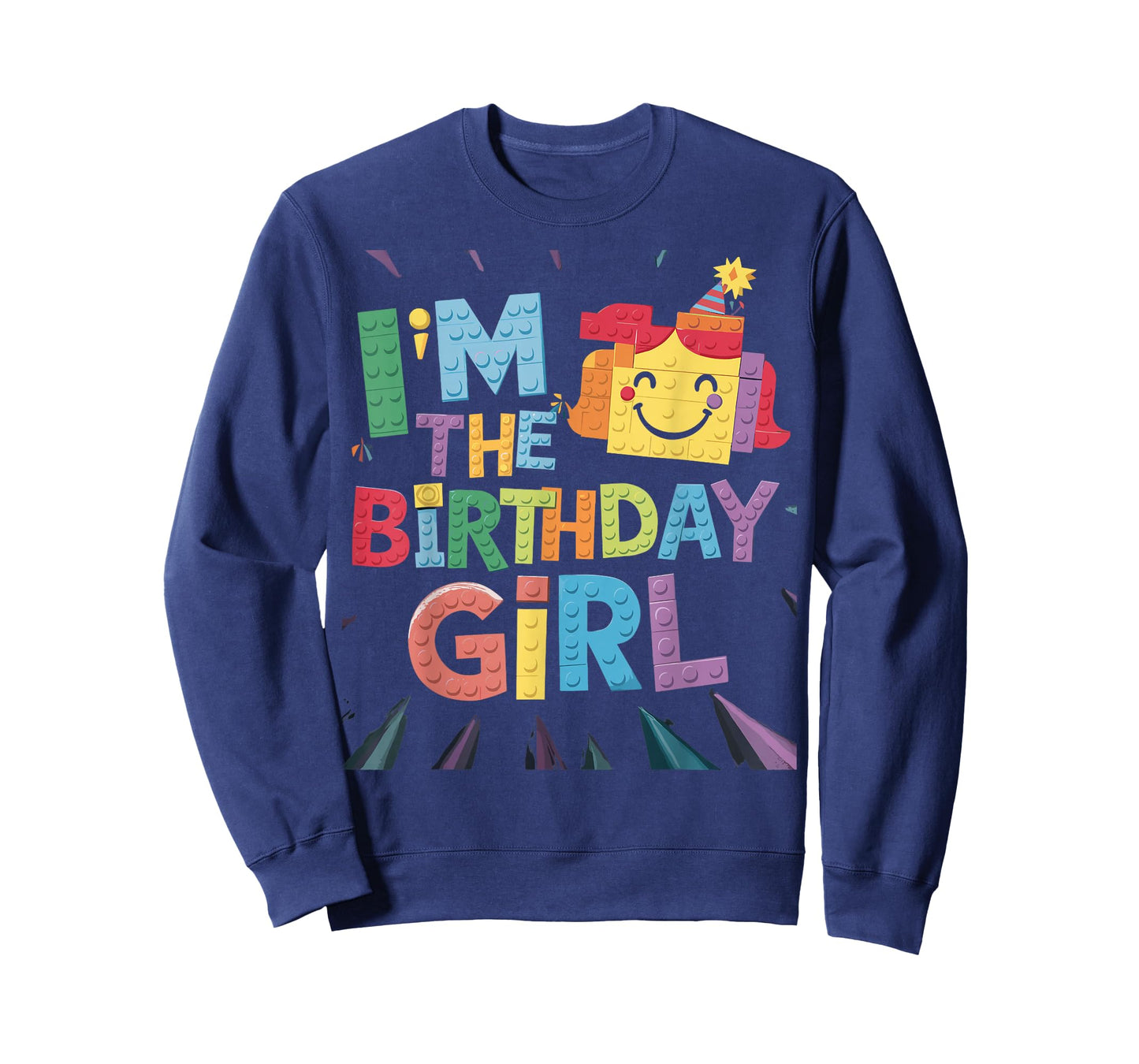 Im The Birthday Girl Building Brick Family Matching T-Shirt